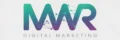 Logo of MwR Digital Marketing, a leading digital marketing agency in Calicut, featuring stylized gradient typography connected with digital network nodes.